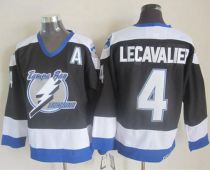 Tampa Bay Lightning -4 Vincent Lecavalier Black CCM Throwback Stitched NHL Jersey Tampa Bay Lightning -4 Vincent Lecavalier Black CCM Throwback Stitched NHL Jersey
