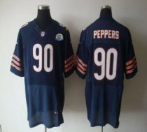 Nike Bears -90 Julius Peppers Navy Blue Team Color With Hall of Fame 50th Patch Stitched NFL Elite J Nike Bears -90 Julius Peppers Navy Blue Team Color With Hall of Fame 50th Patch Stitched NFL Elite J