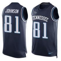 Nike Titans -81 Andre Johnson Navy Blue Alternate Stitched NFL Limited Tank Top Jersey Nike Titans -81 Andre Johnson Navy Blue Alternate Stitched NFL Limited Tank Top Jersey