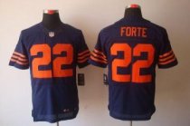 Nike Bears -22 Matt Forte Navy Blue 1940s Throwback Stitched NFL Elite Jersey Nike Bears -22 Matt Forte Navy Blue 1940s Throwback Stitched NFL Elite Jersey