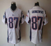 Nike Patriots -87 Rob Gronkowski White Stitched NFL Elite Jersey Nike Patriots -87 Rob Gronkowski White Stitched NFL Elite Jersey