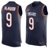 Nike Bears -9 Jim McMahon Navy Blue Team Color Stitched NFL Limited Tank Top Jersey