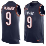 Nike Bears -9 Jim McMahon Navy Blue Team Color Stitched NFL Limited Tank Top Jersey