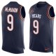 Nike Bears -9 Jim McMahon Navy Blue Team Color Stitched NFL Limited Tank Top Jersey