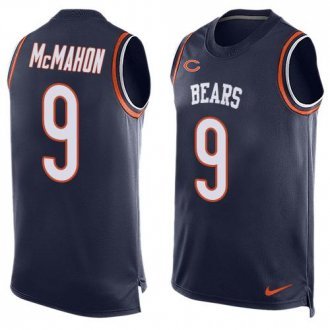 Nike Bears -9 Jim McMahon Navy Blue Team Color Stitched NFL Limited Tank Top Jersey