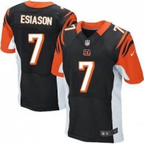 Cincinnati Bengals -7 Boomer Esiason Black Team Color NFL Elite Jersey Cincinnati Bengals -7 Boomer Esiason Black Team Color NFL Elite Jersey