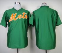 Mitchell And Ness New York Mets Blank Green Throwback Stitched MLB Jersey