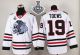 Chicago Blackhawks -19 Jonathan Toews White White Skull 2015 Stanley Cup Stitched NHL Jersey