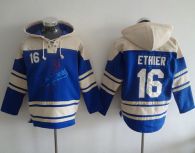 Dodgers -16 Andre Ethier Blue Sawyer Hooded Sweatshirt MLB Hoodie
