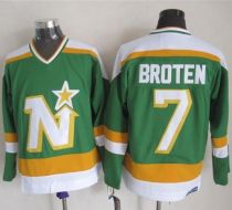Dallas Stars -7 Neal Broten Stitched Green CCM Throwback NHL Jersey Dallas Stars -7 Neal Broten Stitched Green CCM Throwback NHL Jersey