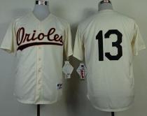 Baltimore Orioles #13 Manny Machado Cream 1954 Turn Back The Clock Stitched MLB Jersey Baltimore Orioles #13 Manny Machado Cream 1954 Turn Back The Clock Stitched MLB Jersey
