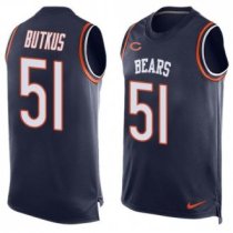 Nike Bears -51 Dick Butkus Navy Blue Team Color Stitched NFL Limited Tank Top Jersey Nike Bears -51 Dick Butkus Navy Blue Team Color Stitched NFL Limited Tank Top Jersey