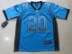 2013 New Nike Detroit Lions 20 B Sanders Drift Fashion Blue Elite Jersey