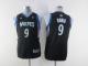 Minnesota Timberwolves #9 Ricky Rubio Black Stitched Youth NBA Jersey
