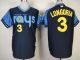 Tampa Bay Rays #3 Evan Longoria Dark Blue 1970's Turn Back The Clock Stitched MLB Jersey
