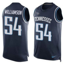 Nike Tennessee Titans -54 Avery Williamson Navy Blue Alternate Stitched NFL Limited Tank Top Jersey Nike Tennessee Titans -54 Avery Williamson Navy Blue Alternate Stitched NFL Limited Tank Top Jersey