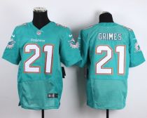 Nike Miami Dolphins #21 Brent Grimes Aqua Green Team Color Men's Stitched NFL New Elite Jersey Nike Miami Dolphins #21 Brent Grimes Aqua Green Team Color Men's Stitched NFL New Elite Jersey