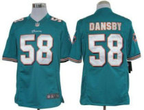 Nike Dolphins -58 Karlos Dansby Aqua Green Team Color Stitched NFL Limited Jersey Nike Dolphins -58 Karlos Dansby Aqua Green Team Color Stitched NFL Limited Jersey