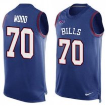 Nike Buffalo Bills -70 Eric Wood Royal Blue Team Color Stitched NFL Limited Tank Top Jersey Nike Buffalo Bills -70 Eric Wood Royal Blue Team Color Stitched NFL Limited Tank Top Jersey