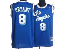 Mitchell and Ness Los Angeles Lakers -8 Kobe Bryant Stitched Blue Throwback NBA Jersey Mitchell and Ness Los Angeles Lakers -8 Kobe Bryant Stitched Blue Throwback NBA Jersey