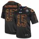 Nike Bears -15 Brandon Marshall Black With Hall of Fame 50th Patch Stitched NFL Elite Camo Fashion J