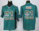 2015 New Nike Miami Dolphins -91 Wake Green Strobe Limited Jersey