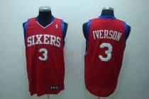 Philadelphia 76ers -3 Allen Iverson Stitched Red NBA Jersey Philadelphia 76ers -3 Allen Iverson Stitched Red NBA Jersey