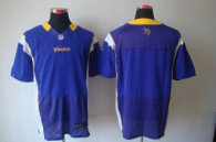 Nike Vikings Blank Purple Team Color Stitched NFL Elite Jersey