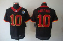 Nike Redskins -10 Robert Griffin III Black With Hall of Fame 50th Patch Stitched NFL Elite Jersey Nike Redskins -10 Robert Griffin III Black With Hall of Fame 50th Patch Stitched NFL Elite Jersey