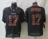 2014 New Nike Chicago Bears -17 Alshon Jeffery Lights Out Black Elite Jerseys