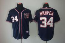 Washington Nationals #34 Bryce Harper Navy Blue Cool Base Stitched MLB Jersey Washington Nationals #34 Bryce Harper Navy Blue Cool Base Stitched MLB Jersey