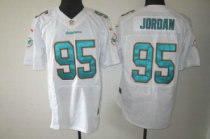 Nike Dolphins -95 Dion Jordan White Stitched NFL Elite Jersey Nike Dolphins -95 Dion Jordan White Stitched NFL Elite Jersey