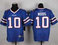 Nike Bills -10 Robert Woods Royal Blue Team Color Men's Stitched NFL New Elite Jersey