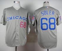 Chicago Cubs -68 Jorge Soler Grey 1990 Turn Back The Clock Stitched MLB Jersey Chicago Cubs -68 Jorge Soler Grey 1990 Turn Back The Clock Stitched MLB Jersey