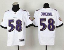 2013 Nike NFL Baltimore Ravens -58 Elvis Dumervil White Jerseys(Elite) 2013 Nike NFL Baltimore Ravens -58 Elvis Dumervil White Jerseys(Elite)
