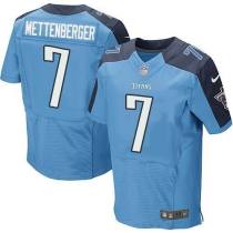 Nike Tennessee Titans -7 Zach Mettenberger Light Blue Team Color Stitched NFL Elite Jersey Nike Tennessee Titans -7 Zach Mettenberger Light Blue Team Color Stitched NFL Elite Jersey