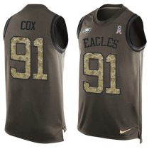 Nike Eagles -91 Fletcher Cox Green Stitched NFL Limited Salute To Service Tank Top Jersey Nike Eagles -91 Fletcher Cox Green Stitched NFL Limited Salute To Service Tank Top Jersey