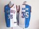 Oklahoma City Thunder -35 Kevin Durant Blue White Split Fashion Stitched NBA Jersey