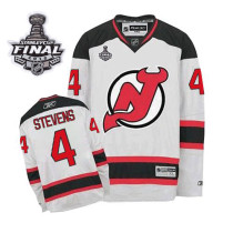 New Jersey Devils -4 Scott Stevens 2012 Stanley Cup Finals White Road Stitched NHL Jersey New Jersey Devils -4 Scott Stevens 2012 Stanley Cup Finals White Road Stitched NHL Jersey