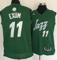 Utah Jazz -11 Dante Exum Green 2016-2017 Christmas Day Stitched NBA Jersey