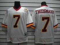 Mitchell and Ness Redskins -7 Joe Theismann White With 50TH Anniversary Stitched NFL Jersey Mitchell and Ness Redskins -7 Joe Theismann White With 50TH Anniversary Stitched NFL Jersey