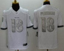 Nike Baltimore Ravens -18 Breshad Perriman White Stitched NFL Limited Platinum Jersey Nike Baltimore Ravens -18 Breshad Perriman White Stitched NFL Limited Platinum Jersey