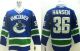 Vancouver Canucks -36 Jannik Hansen Blue Stitched NHL Jersey
