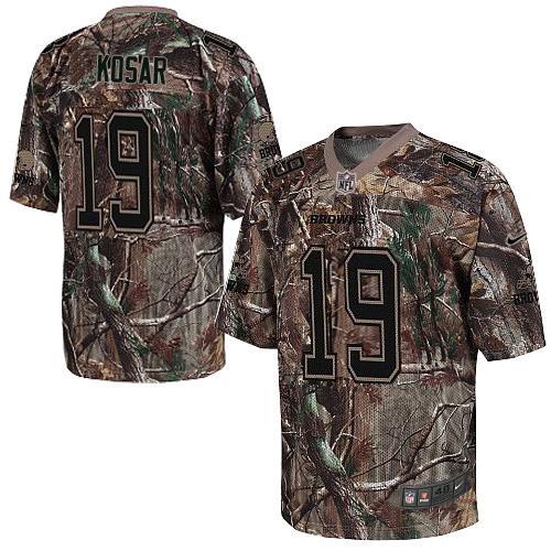 Nike Cleveland Browns -19 Bernie Kosar Camo Men's Stitched NFL Realtree Elite Jersey