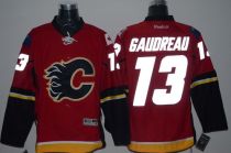 Calgary Flames -13 Johnny Gaudreau Red Reflective Version Stitched NHL Jersey Calgary Flames -13 Johnny Gaudreau Red Reflective Version Stitched NHL Jersey