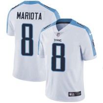 Nike Titans -8 Marcus Mariota White Stitched NFL Vapor Untouchable Limited Jersey Nike Titans -8 Marcus Mariota White Stitched NFL Vapor Untouchable Limited Jersey