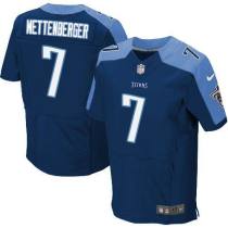 Nike Tennessee Titans -7 Zach Mettenberger Navy Blue Alternate Stitched NFL Elite Jersey Nike Tennessee Titans -7 Zach Mettenberger Navy Blue Alternate Stitched NFL Elite Jersey
