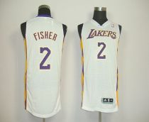 Revolution 30 Los Angeles Lakers -2 Derek Fisher White Stitched NBA Jersey Revolution 30 Los Angeles Lakers -2 Derek Fisher White Stitched NBA Jersey