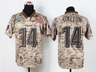 NEW Cincinnati Bengals -14 Andy Dalton Camo NFL Elite USMC Jersey(USA)