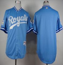 Kansas City Royals Blank Light Blue 1985 Turn Back The Clock Stitched MLB Jersey Kansas City Royals Blank Light Blue 1985 Turn Back The Clock Stitched MLB Jersey